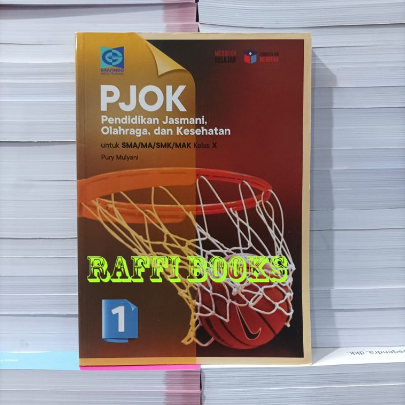 Buku PJOK Kelas 1/X/10 SMA Grafindo Kurikulum Merdeka