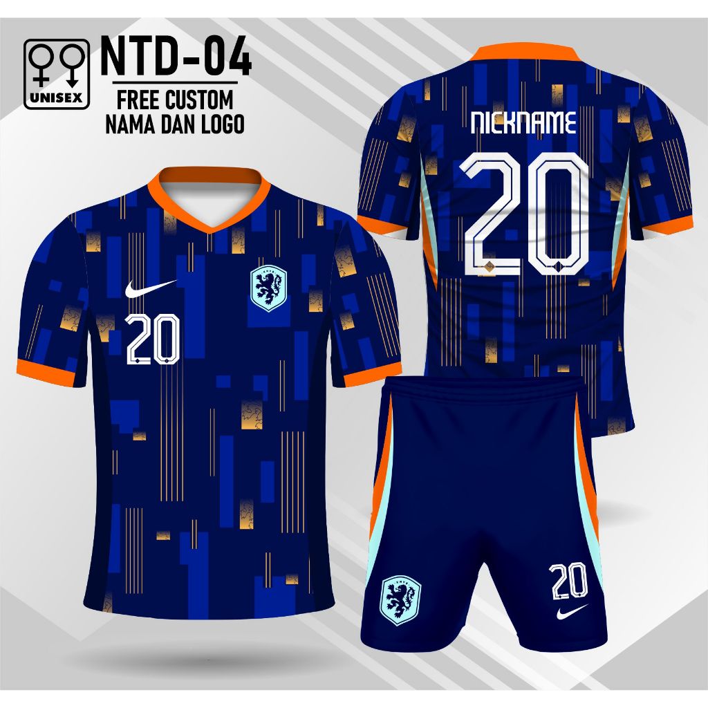jersey timnas belanda home piala eropa 2024