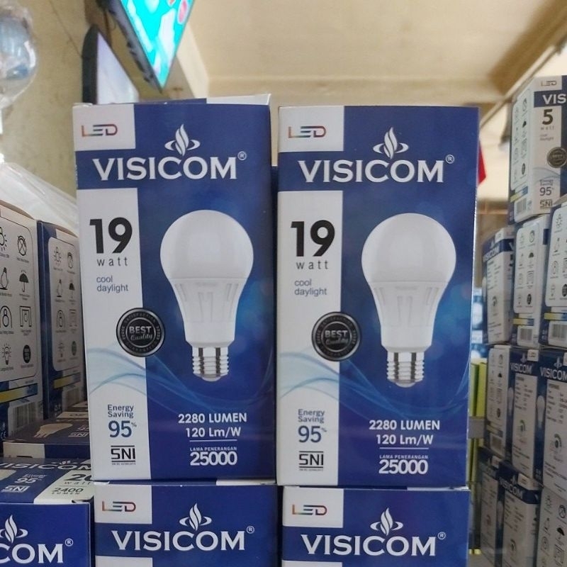 LAMPU LED SMART VISICOM 19 WATT CAHAYA PUTIH