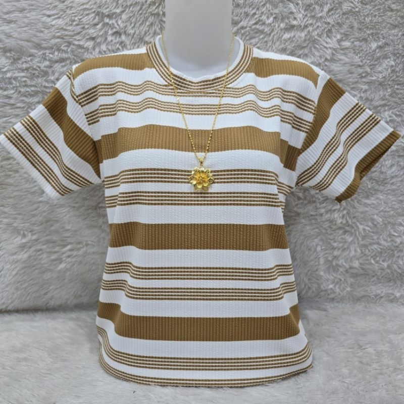 MG. KAOS WANITA PREMIUM BAHAN KNIT PENDEK OBLONG