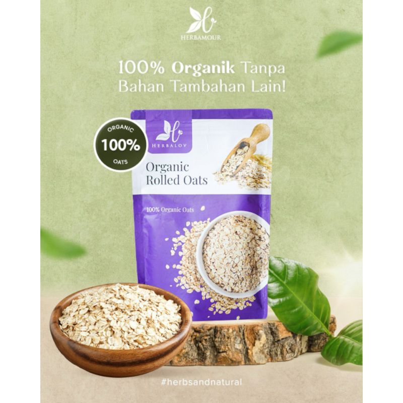 

Organic Rolled Oats /oat giling organik /sereal