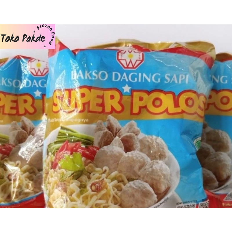 

Bakso Daging Sapi Super Polos isi 50 butir