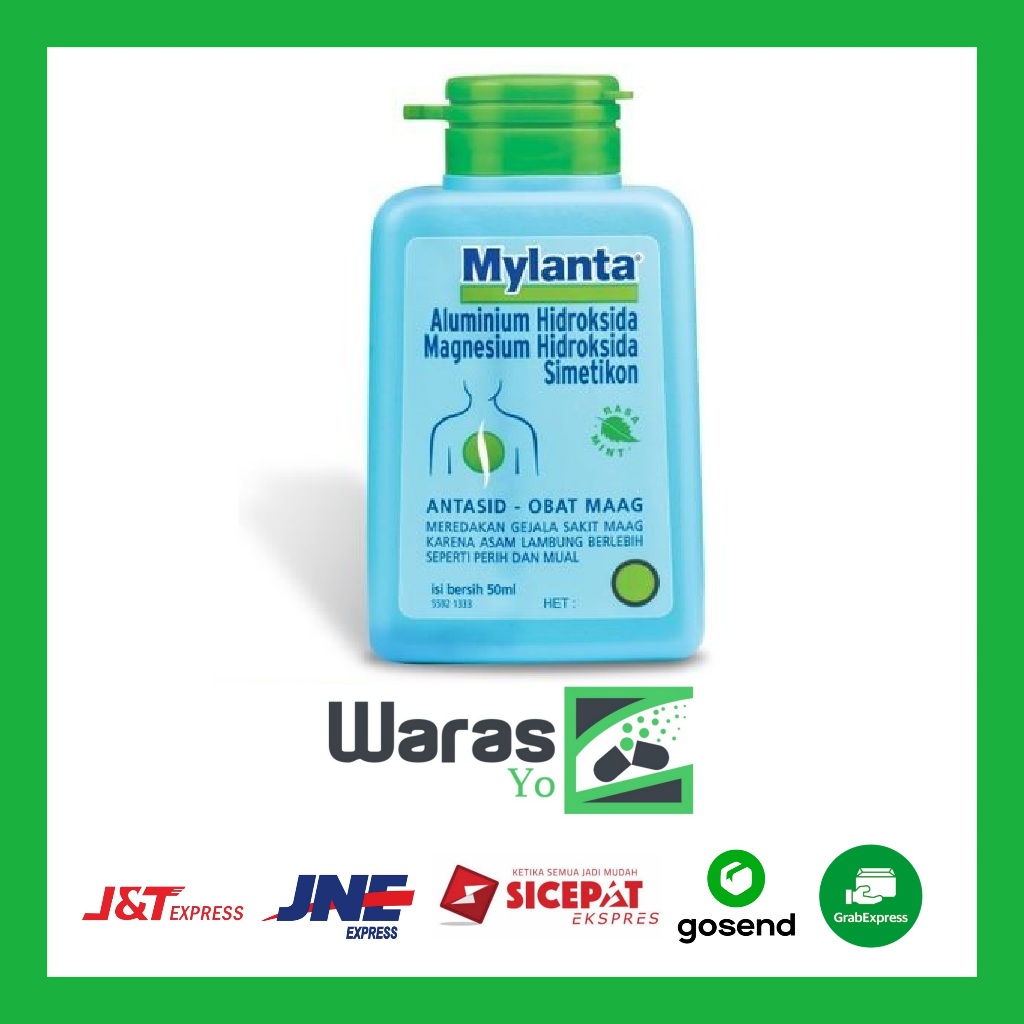 [SW] Mylanta Sirup 50 ml | MYLANTA SYRUP 50 ML - Obat Asam Lambung