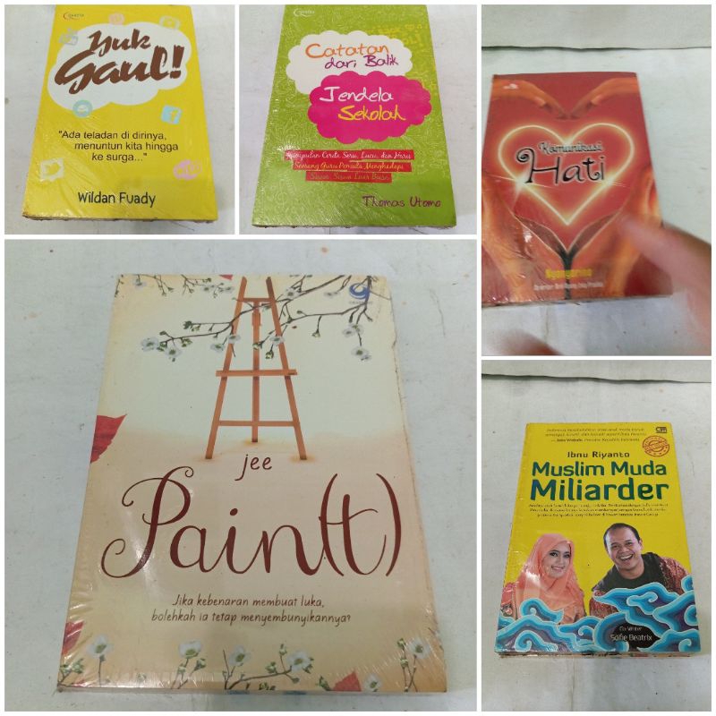 Novel Yuk gaul. Catatan dari balik jendela sekolah. Komunikasi hati. Paint.