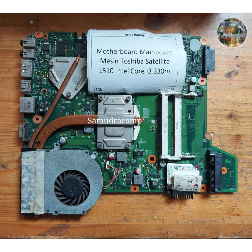 Motherboard Mainboard Mesin Toshiba Satellite L510 Intel Core i3 330m