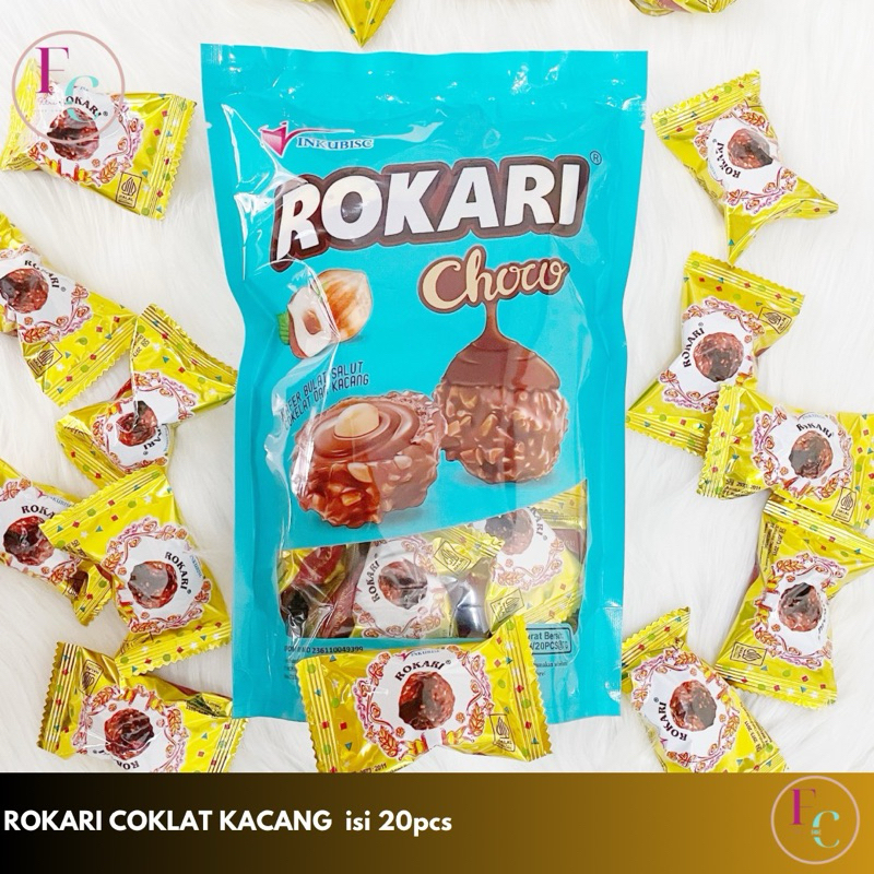 

Rokari coklat kacang isi 20pcs