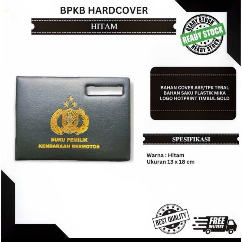 

Sampul BPKB Motor & Mobil Bahan Tebal Logo Foil Emboss