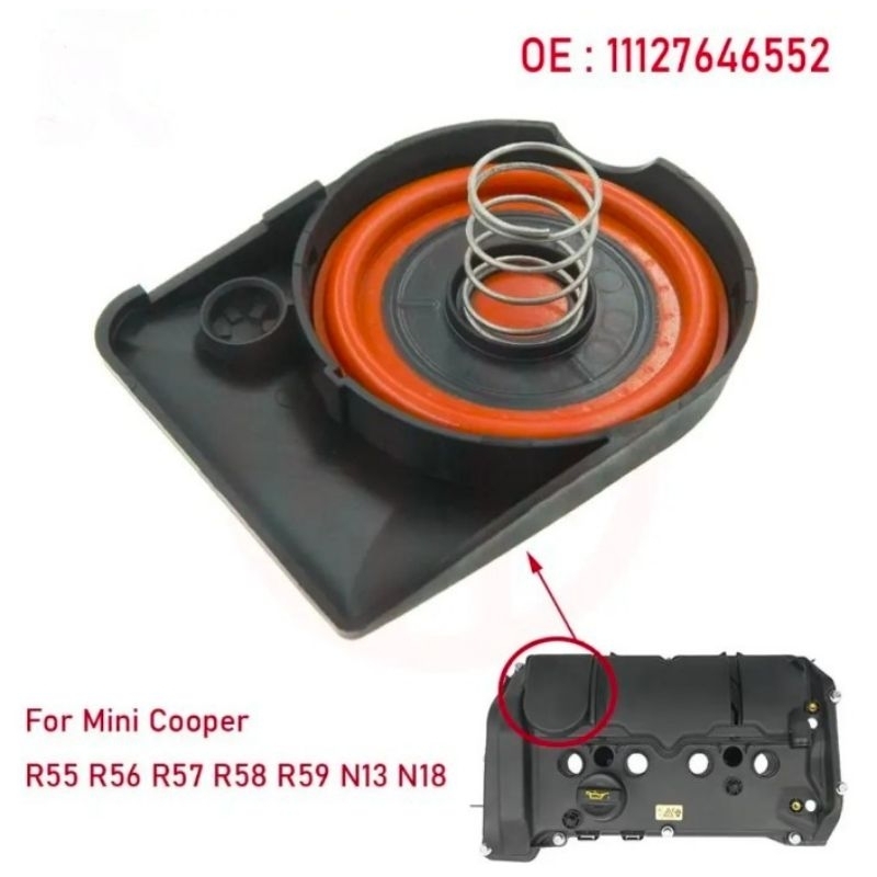 Repair kit oil separator valve PCV cover valve MINI cooper R55 R56 R57 R58 R59 engine N13 N18 part n