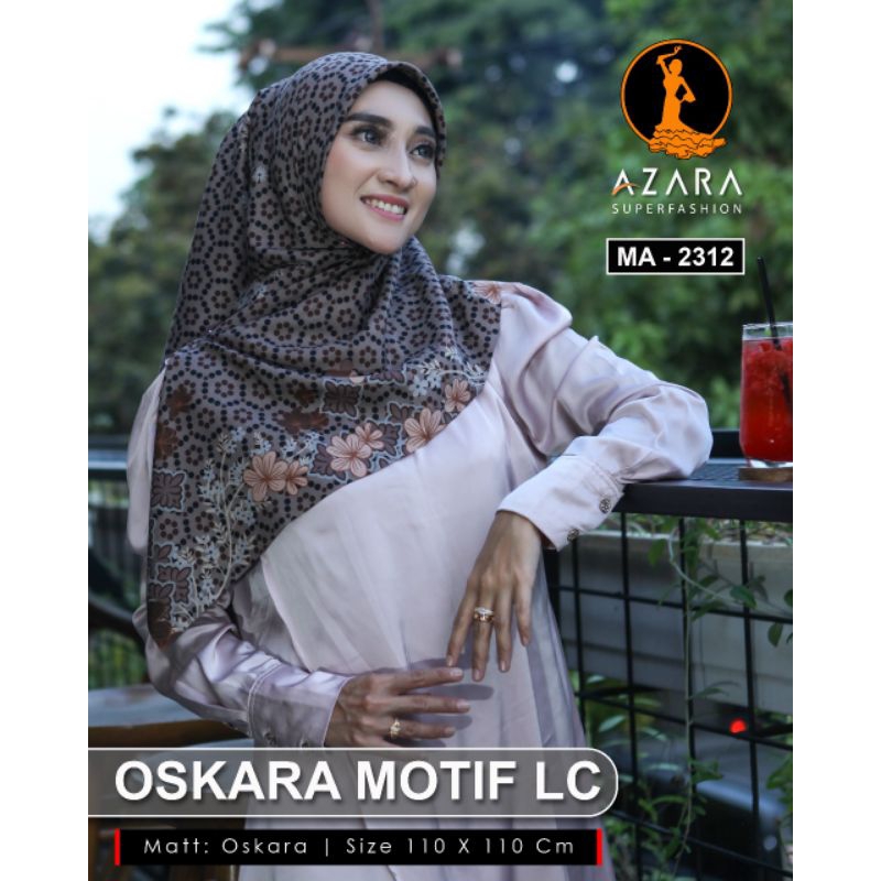 ECER  ( 1 PCS ) SEGI EMPAT AZARA MOTIF PACKING POUCH