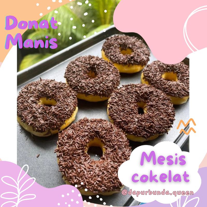 

Donat cream mesis cokelat