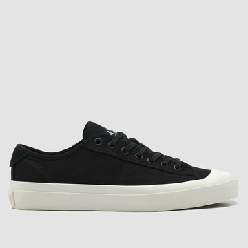 BRODO Vantage V2 Low Black / Off White Sole Sepatu Kanvas Pria Wanita Soleandjoy