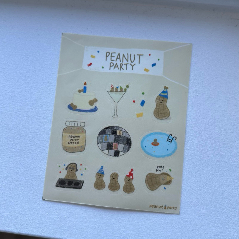 

Peanut Party sticker