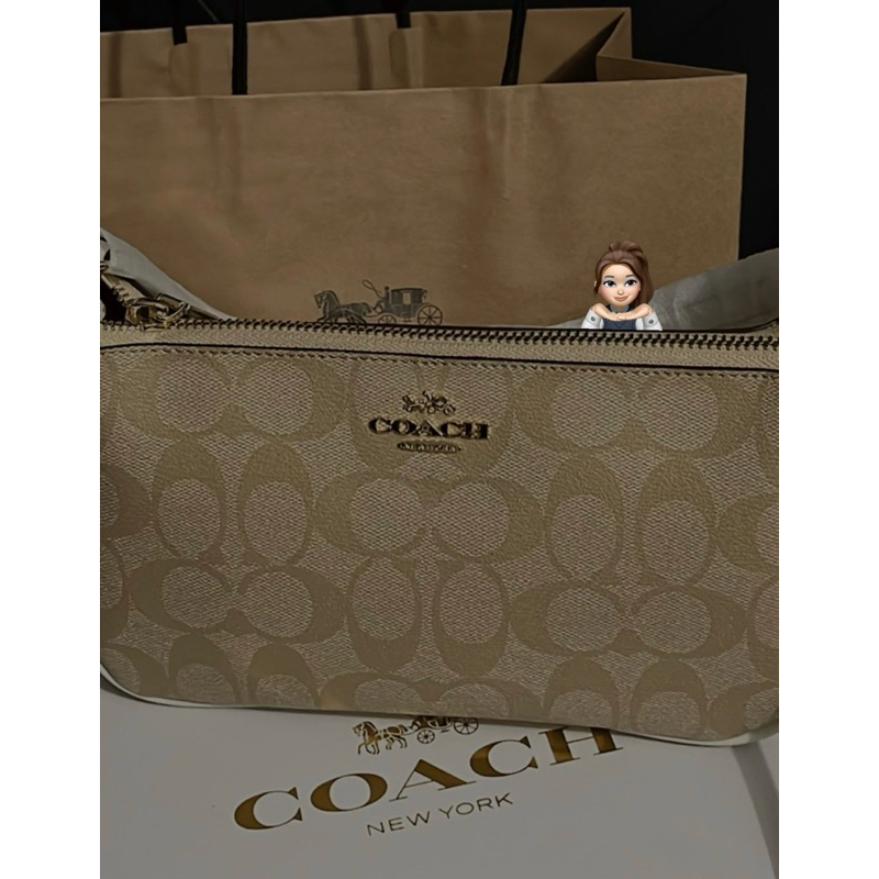 Preloved coach top handle bag