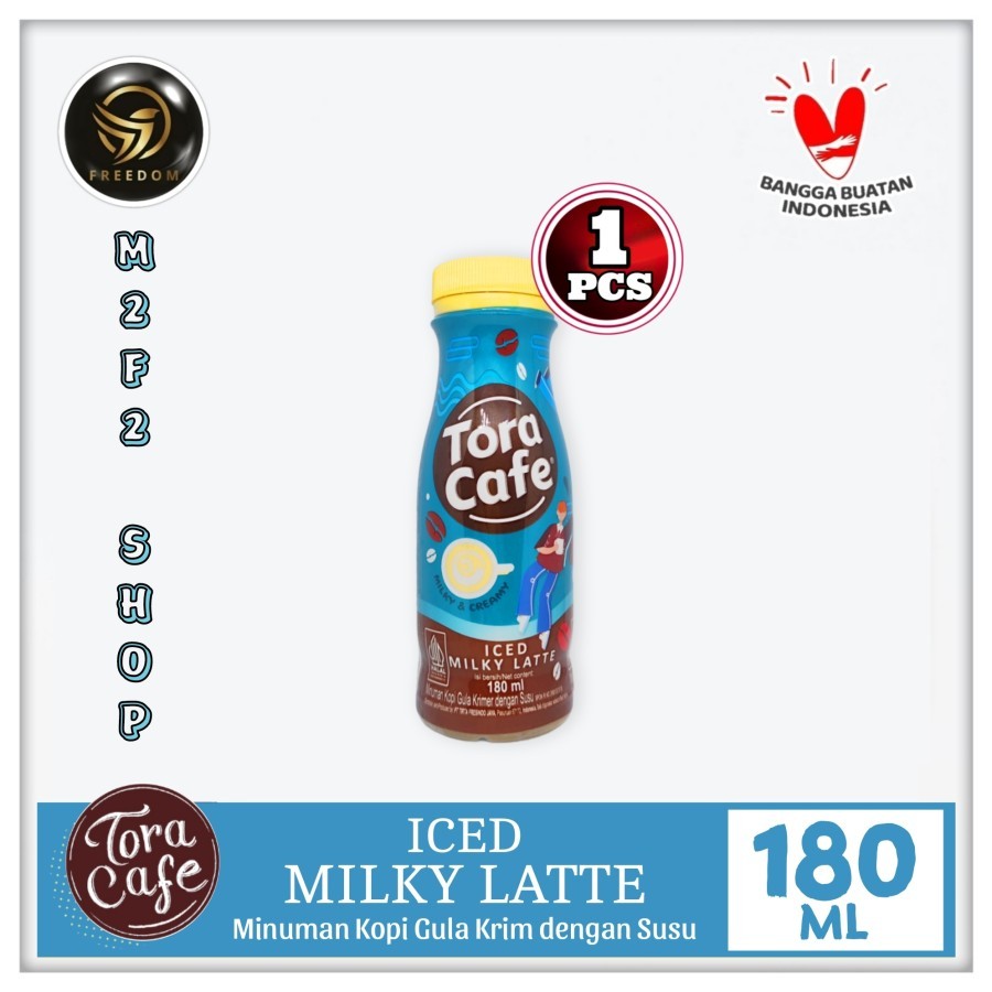 

Kopi Toracafe Iced Milky Latte Botol Pet - 180 ml (Kemasan Satuan)