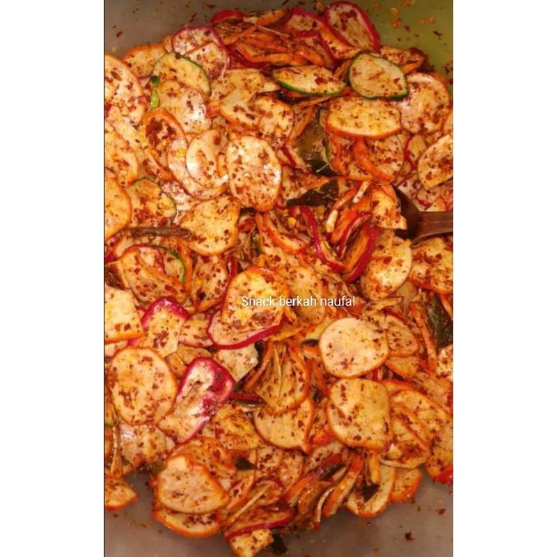 

Kerupuk seblak bantet