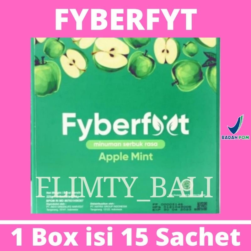 

Fyberfyt Minuman Diet Serat Fiber Slim Suplemen Detox Pelangsing Penurun Berat Badan 15 Sachet