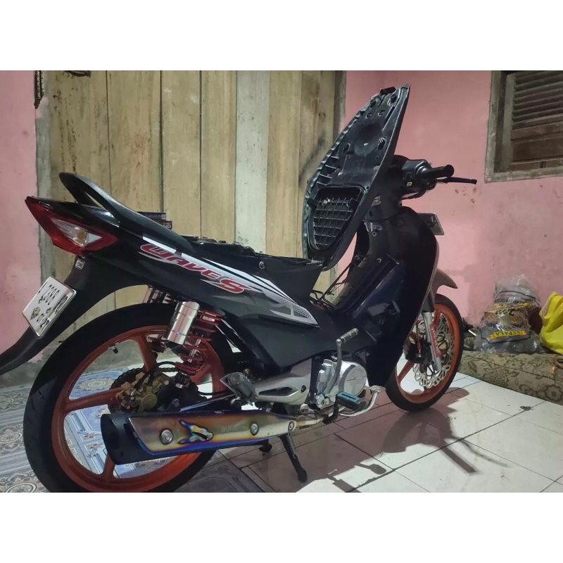 Stiker Motor Supra Fit New Model Wave Custom Thailand