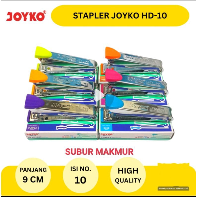 

ALAT STAPLES JOYKO HD10 CL ASLI / ALAT STAPLES JOYKO KECIL TERMURAH / JEPRETAN CEKREKAN HEKMESIN JOYKO HD10 CL