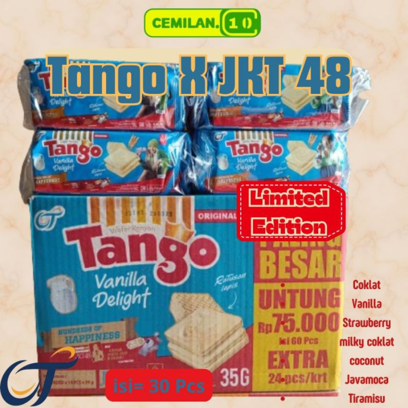 

Wafer Tango X JKT48 LIMITED EDITION Vanilla 30pcs
