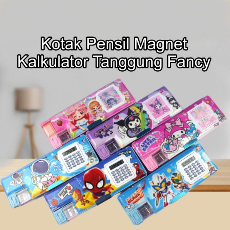 

Kotak Pensil Magnet Fancy Karakter / Kotak Pensil Magnet Rautan Unik