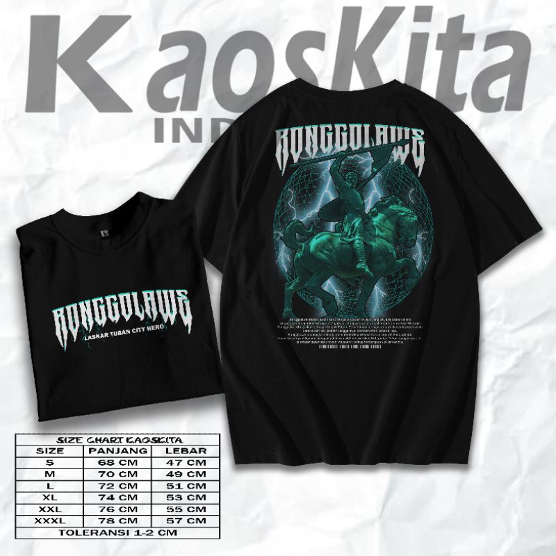 KAOS RONGGOLAWE TUBAN - kaos distro berkualitas