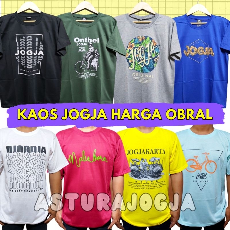 KAOS JOGJA MURAH PE KAOS OBLONG PRIA WANITA kaos malioboro kaos yogyakarta oleh oleh jogja