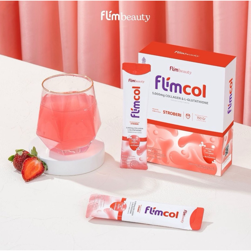 

QE Varian Kemasan Flimty Flimcol Collagen Drink Serbuk Minuman Bubuk Minum Rendah Gula Low Sugar Komposisi Kolagen Ekstrak Burung Walet Rasa Stroberi ORI Ready New Stock Pekanbaru Riau Indonesia Gratis Free Bebas Ongkir COD Bayar Ditempat Ojek Gosend Grab