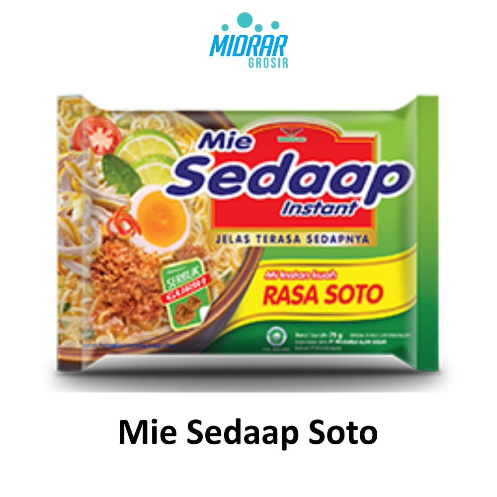 

Mie Sedaap Kuah Rasa Soto Mie Instan Per Pcs / Paket 3 Pcs / Paket 5 Pcs