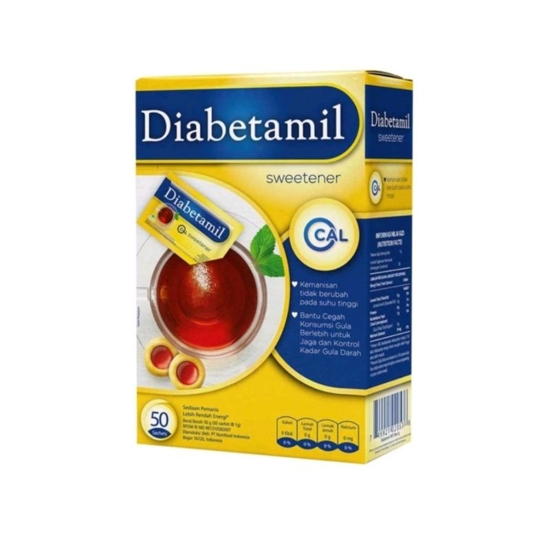 

DIABETAMIL SWEETENER ISI 50SACHET