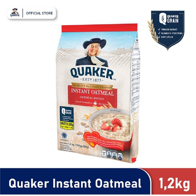 

Quaker Instant Oatmeal 1200 gr