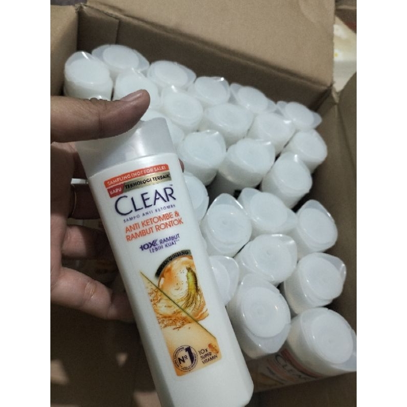 clear shampoo anti hair fall 200ml ( 4botol x50ml) 2026