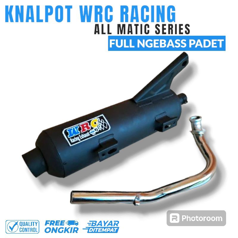 KNALPOT WRC BOBOKAN NGEBAS ADEM ALL MATIC BEAT VARIO SCOOPY MIO
