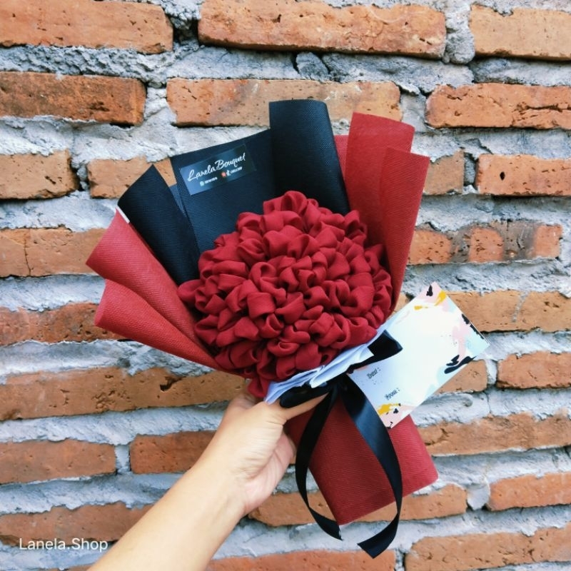 Buket Hijab Segiempat Bella Square Kain Spunbond