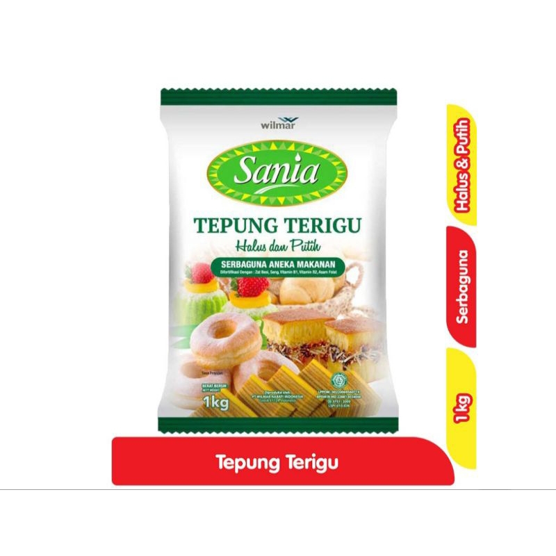 

Tepung Terigu SANIA Serbaguna 1 Kg