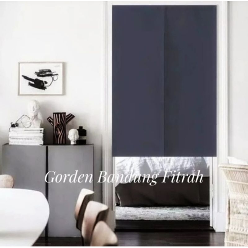 Gorden/Noren jepang  drill terbaru pintu toko,jendela & pintu tengah polos & custom design motif