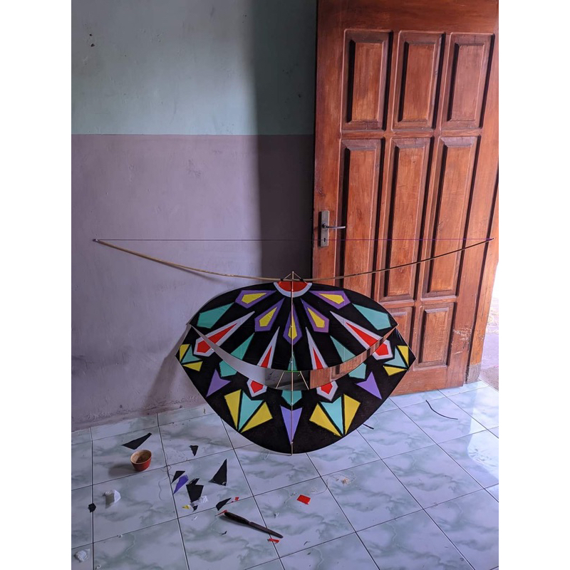 layang layang gapangan pegon motif bebas request