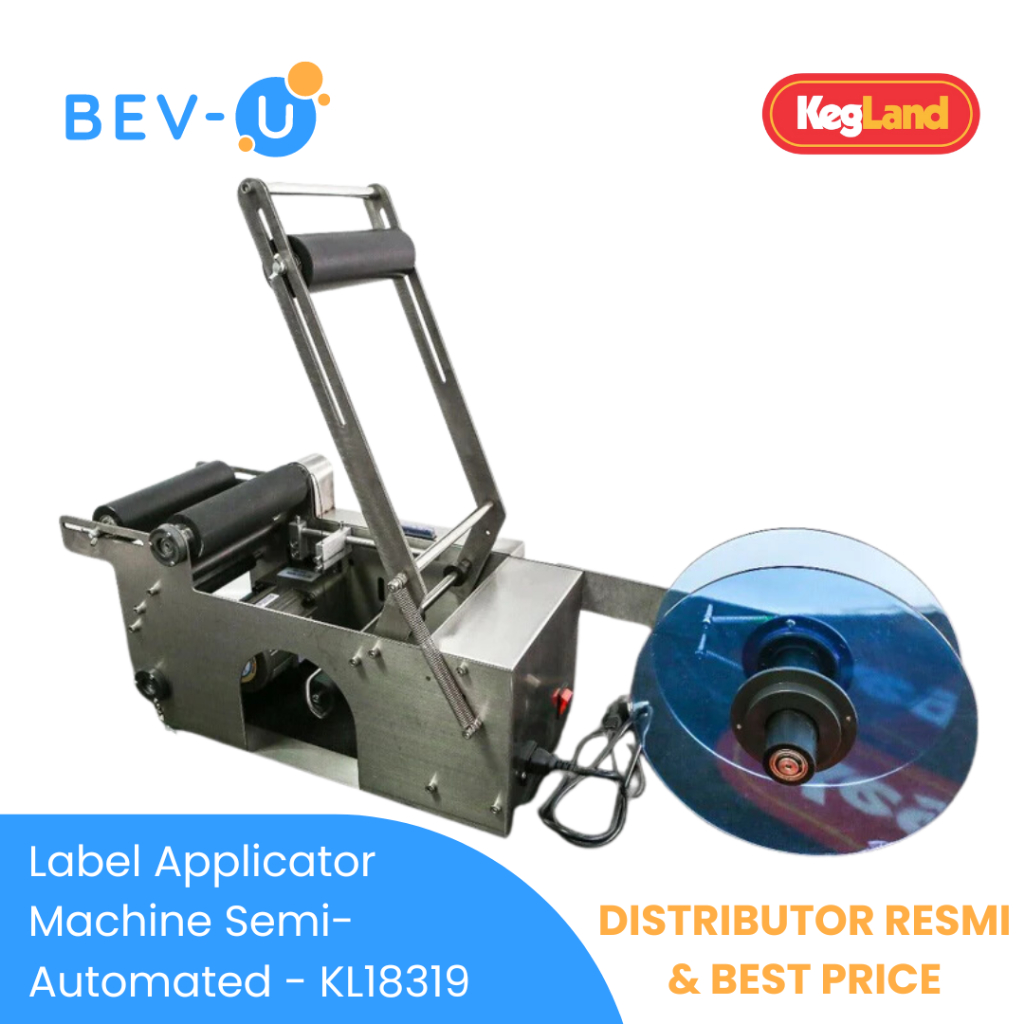 

Kegland Mesin Stiker Label Kaleng AlumuSemi Otomatis Label Applicator Machine For Canning Self Adhesive Labels - KL18319