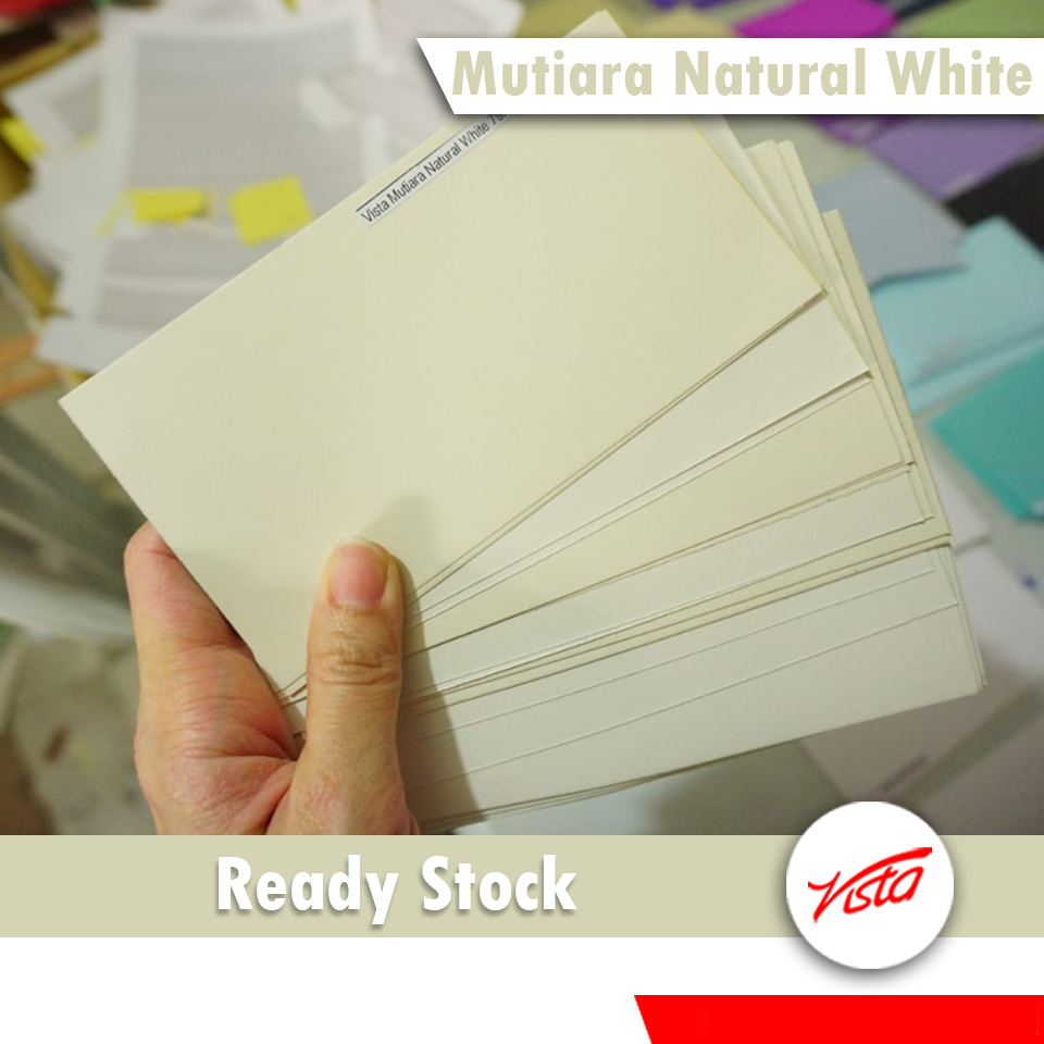 

Kertas Mutiara Natural White