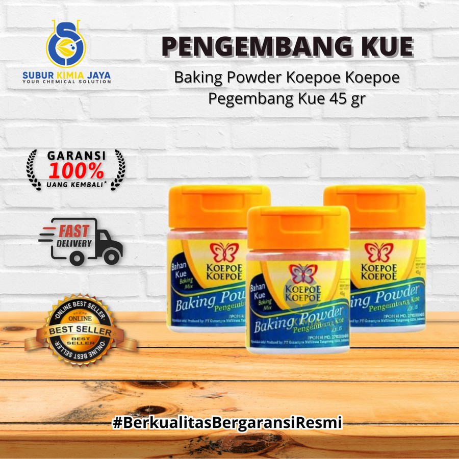 

KOEPOE Baking Powder 45gr / 72pcs/ 1 Dus