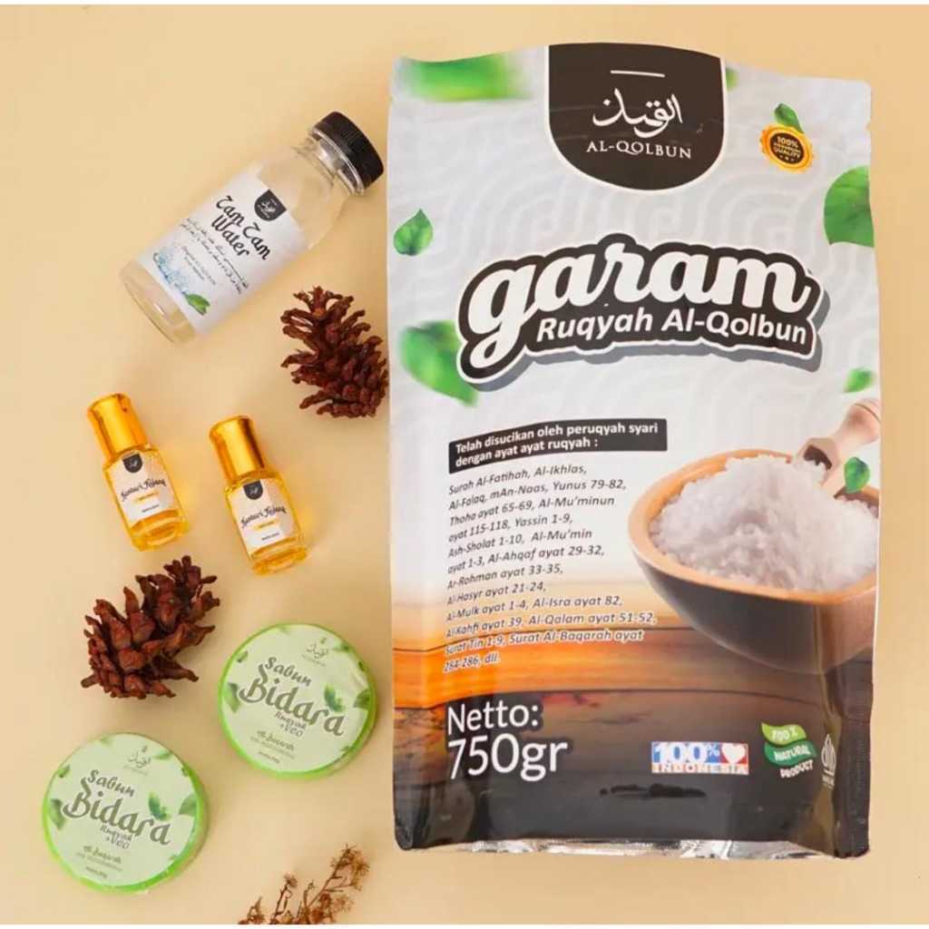 

garam ruqyah al qolbun asli original 100% / garam ruqyah / garam ruqyah asli / garam ruqyah an najah / garam ruqyah asli / garam ruqyah al qolbun asli / garam ruqyah al qolbun berat 750 gram