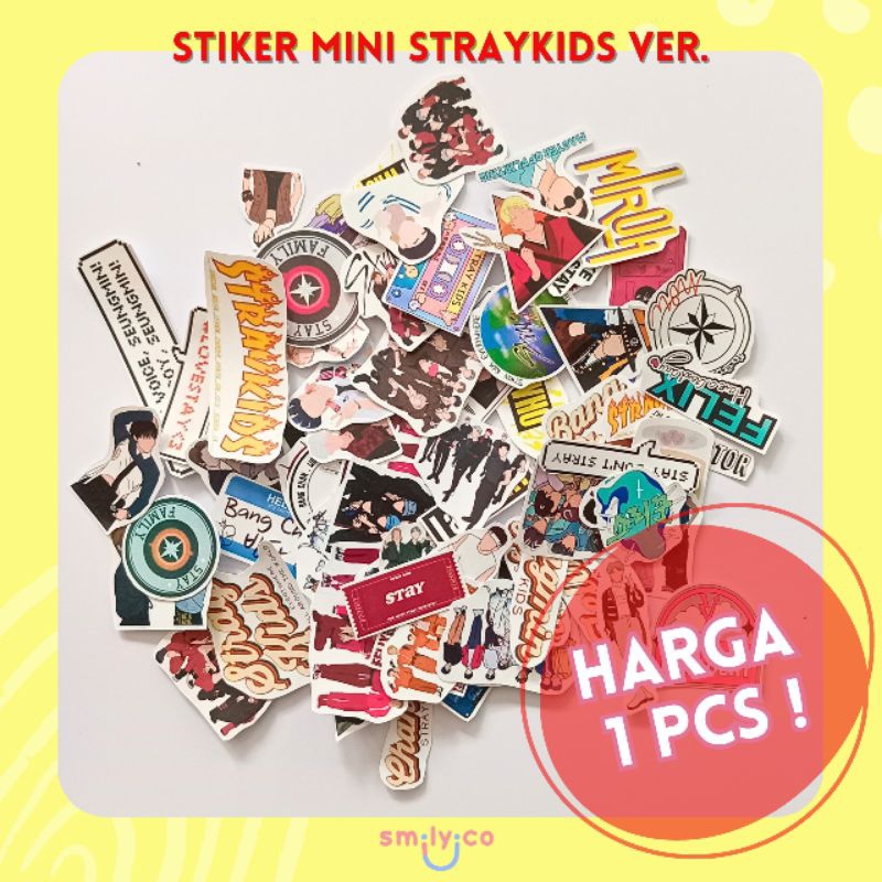 

[Minimal Beli 40pcs] Stiker Straykids Mini Sticker/Stiker Kpop Straykids/Stiker Mini Kpop/Stiker Vinyl Anti Air/ Stiker Laptop Kpop/Stiker Random Kpop Straykids Bangchan Felix Hyujin