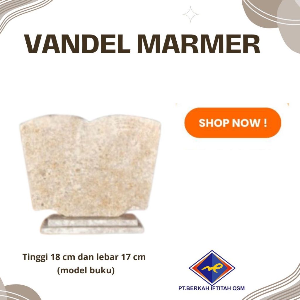 vandel polos PLAKAT VANDEL MARMER BERKUALITAS model buku ukuran 18 x 17