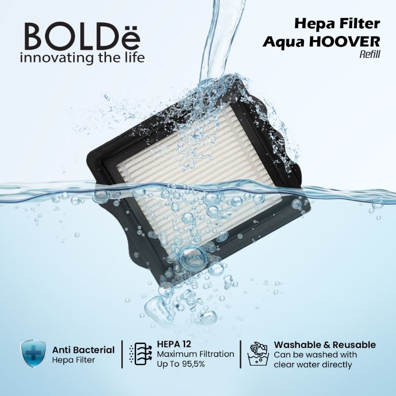 BOLDe Hepa Filter Aqua Hoover