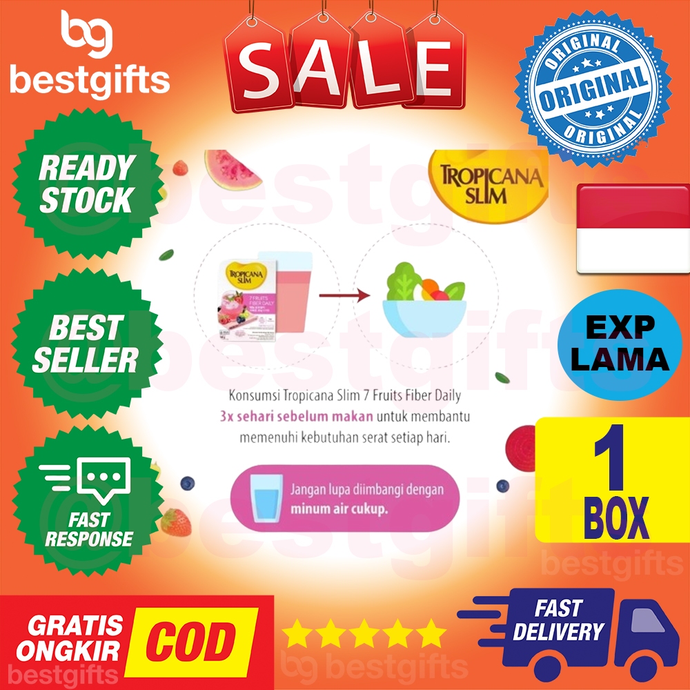 

Ay00! Tropicana Slim 7 Fruits Fiber Daily Drink with Collagen Minuman Memenuhi Kebutuhan Serat