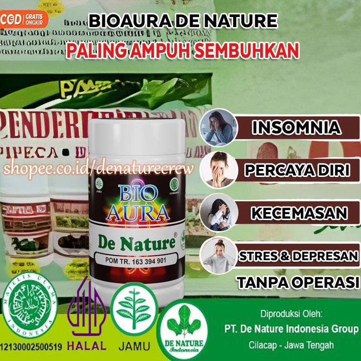 BIOAURA Obat Susah Tidur, Obat Insomnia, Obat Sulit Tidur, Obat Tidur Nyenyak, Penolak Sihir Herbal