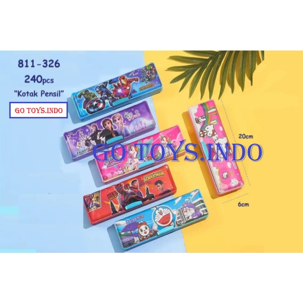 

Tempat Pensil Magnet / Tepak Kotak Pensil Anak Karakter / Pencil Case Fancy