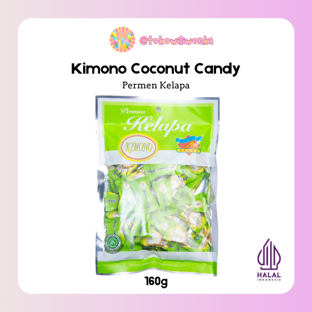 

Permen Kimono Coconut / Permen Kelapa - 160gr