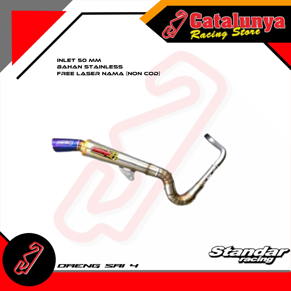 knalpot racing daeng sai4 cobra fullsistem pcx nmax aerox vario 150 vario 160 beat dll