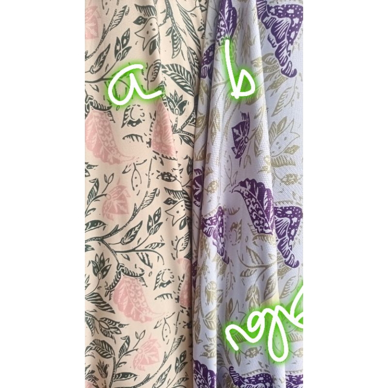 kain maxmara motif bunga kecil