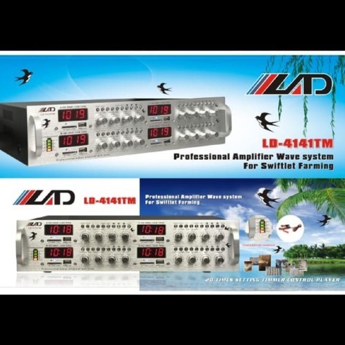 Ampli walet LAD LD-4141TM Player Pemutar Lagu Walet (+Timer)